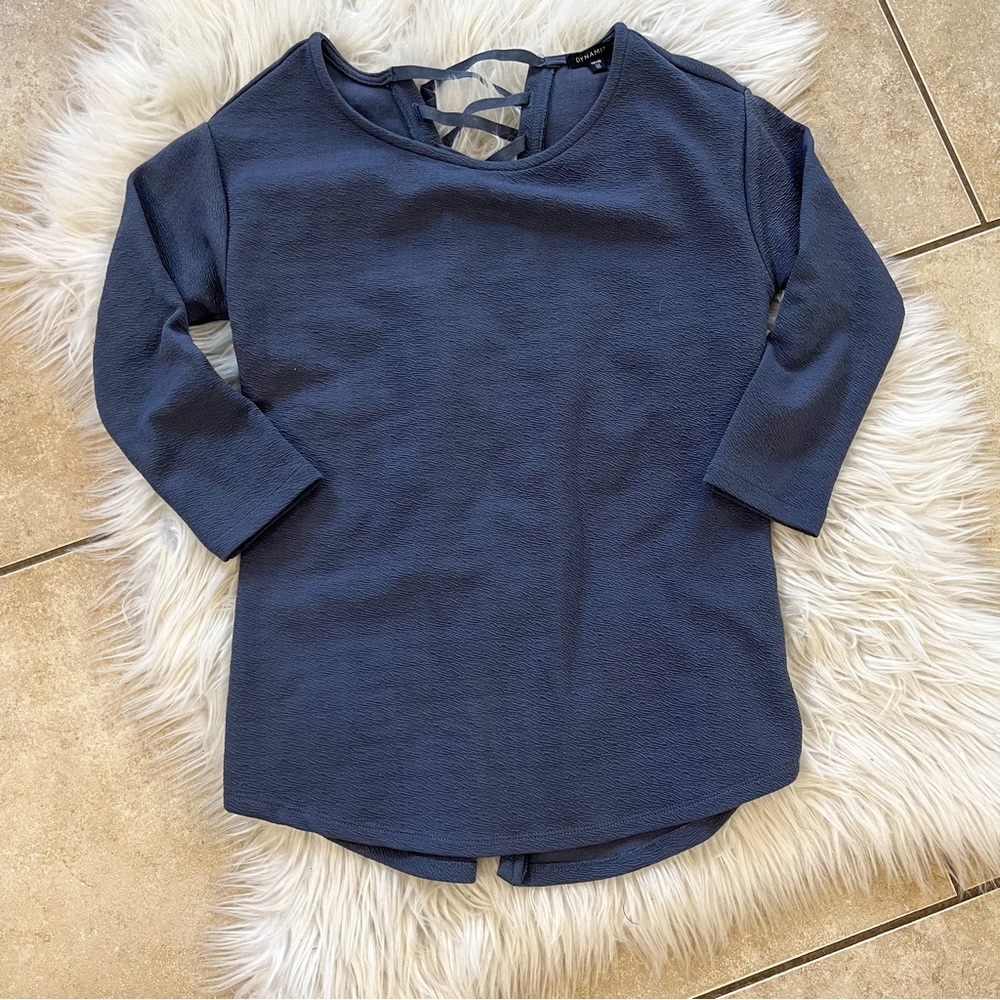 Navy Blue Blouse